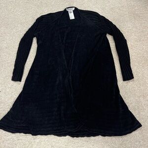 Tommy Bahama Black Open Front Cardigan Soft